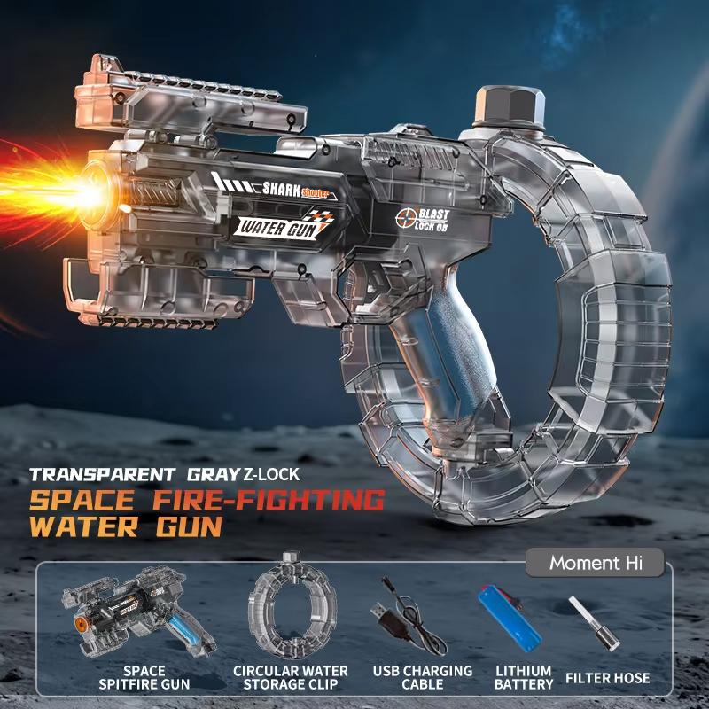 Water Guns Electric For Adults Powerful Squirt Automatic Water Suction Water Blasters Summer Outdoor Beach Toy For boys Kid Gift