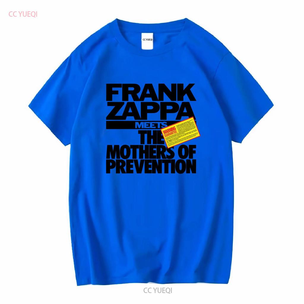 Frank Zappa 'The Mothers Of Prevention' Weißes T-Shirt NEU OFFIZIELL Vintage Gewaschen Lässig Unisex Stilvoll Leicht Bequem