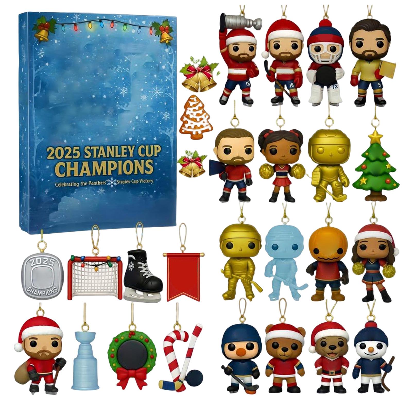 

2D Плоская Коробка Самолет 24 шт. Серия Адвент-календарь Рождественский Отсчет One Size