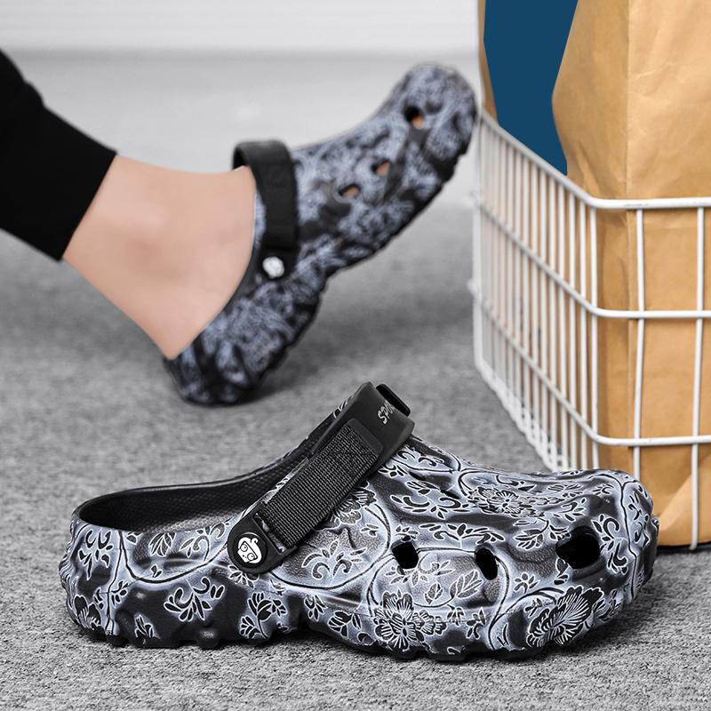 Men's Sandal Trendy Comfort Dual-purpose EVA Slippers Breathable Non-slip Wear-resistant Clogs Summer Outdoor Garden Shoes