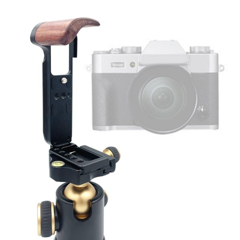 For  X-T30 X-T20 X-T10 Camera Quick Release QR L Plate, Anti Slip Metal Holder Hand Grip, Aluminum Aloy