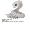 3D-Schlangenornament, Tiermodell, realistisch aussehender Leuchteffekt, kreatives, lustiges 3D-gedrucktes Schlangenspielzeug mit flexiblen Gelenken