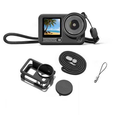 Silicone Protective Case For DJI Osmo Action 6 Shockproof Protector Cover with Lens Cap For DJI Osmo Action 6 Camera Accessories