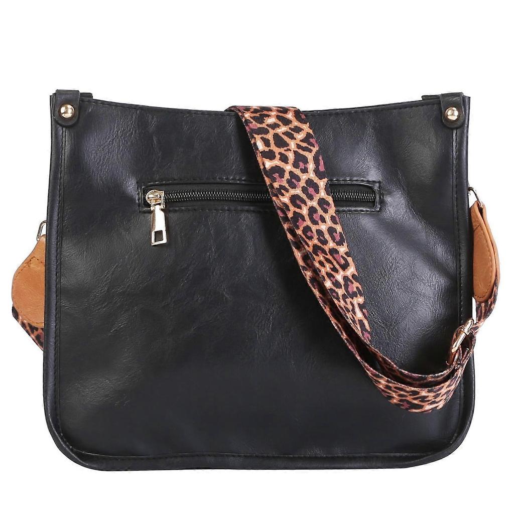 Women's Crossbody Bag – Fashion Leather Shoulder Bag, Adjustable Guitar Strap, Retro Hobo Tote, Large Capacity, Compatible with Daily Use