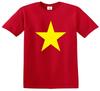 Tričko s hvězdou vlajky Vietnamu Dětské Vietnamský symbol Vtipný nápad na dárek Pro teenagery Horní tričko