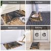 3D Visual Deep Pit Trap Doormat Anti-Slip Kitchen Bathroom Mat Garden Garage Door Floor Entrance Carpet Rug