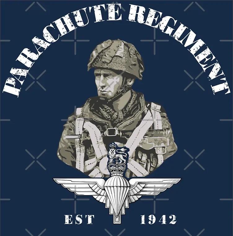 

British Army Parachute Regiment T Shirt New 100 Cotton Short Sleeve ONeck Casual Tshirts Loose Top Size S3XL 4XL