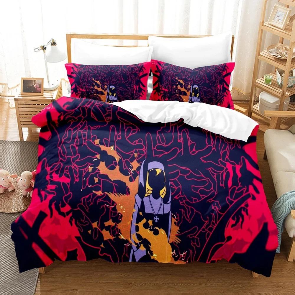 Fire Force Bedding Set Quilt Cover Twin Full Queen King Size With Pillowcases Anime Bed Set Aldult Kid Bedroom Decor Gift