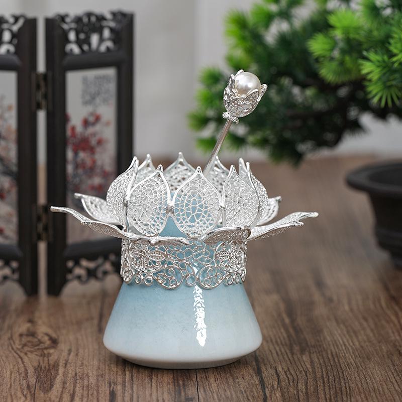 Lotus Hanfu Headdress: Ancient-Style Hair Crown & Xiuhe Accessories from Ming & Song Dynasties