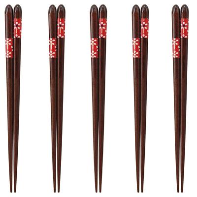 Happy Set of Made In PID1509 J-kitchens Chopsticks, 5, Material Wood, Chopsticks, Japan,