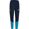 Football Training Autumn Winter Official Loose Straight Leg Mid Rise Long Pants Knitted Sports Pants Men Bottoms Deep-Indigo KA8198