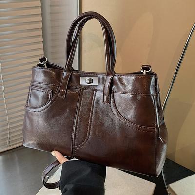Tasche Damen Großraum Neue Lässige Schulter-Umhängetasche Vielseitige Tragbare Pendler-Tragetasche