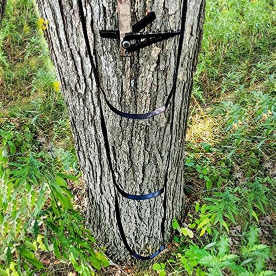 Anti-Skidding Steps Reflective Strip Design Foldable Wear Resistant Portable Rope Ladder