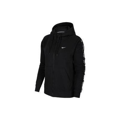 Chaqueta con Capucha Deportiva Casual de Punto con Logo para Mujer Negro CN6869-010