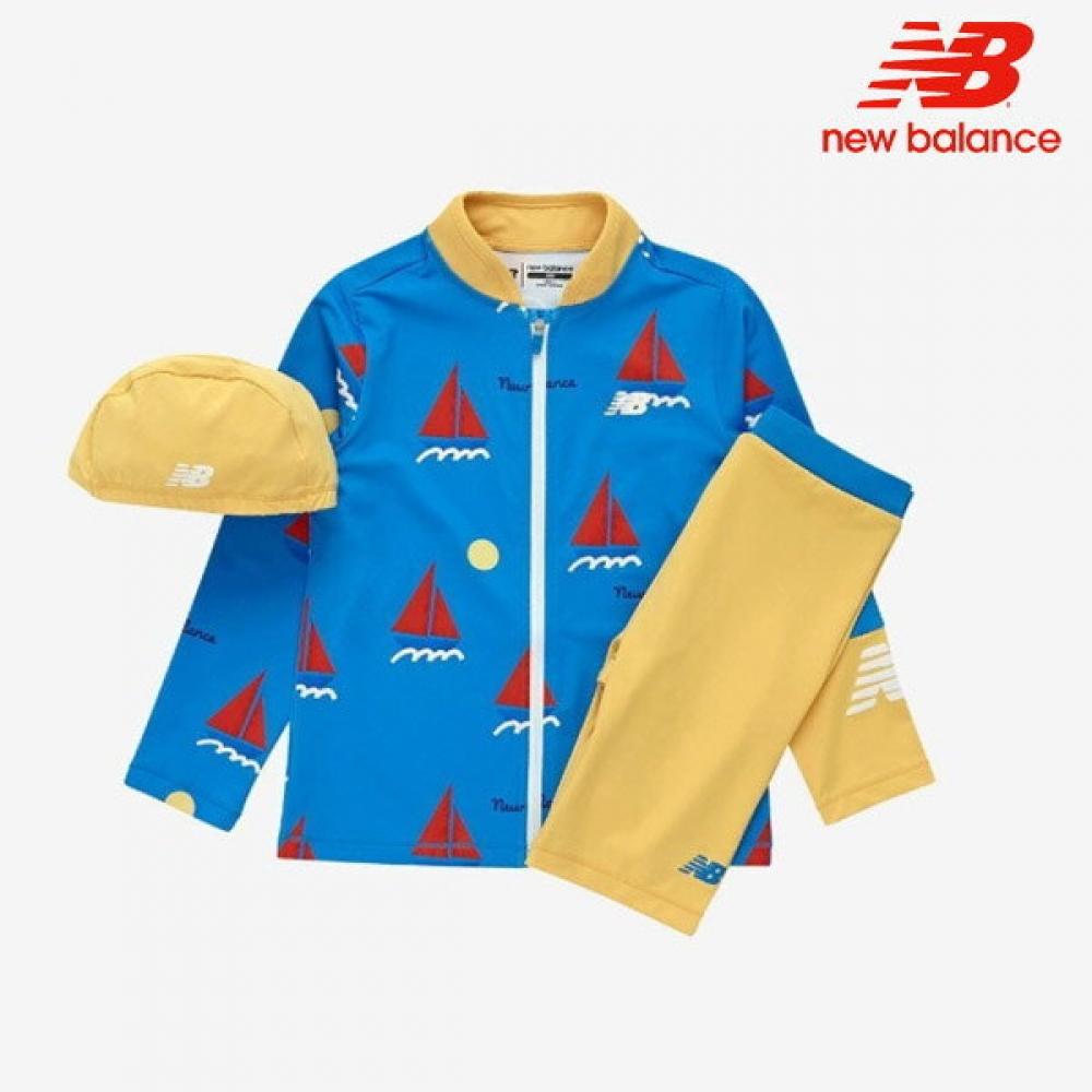 

New Balance Kids 5 Part Rash Guard Set Nk9re2111u 50 Swimsuit 130/size
