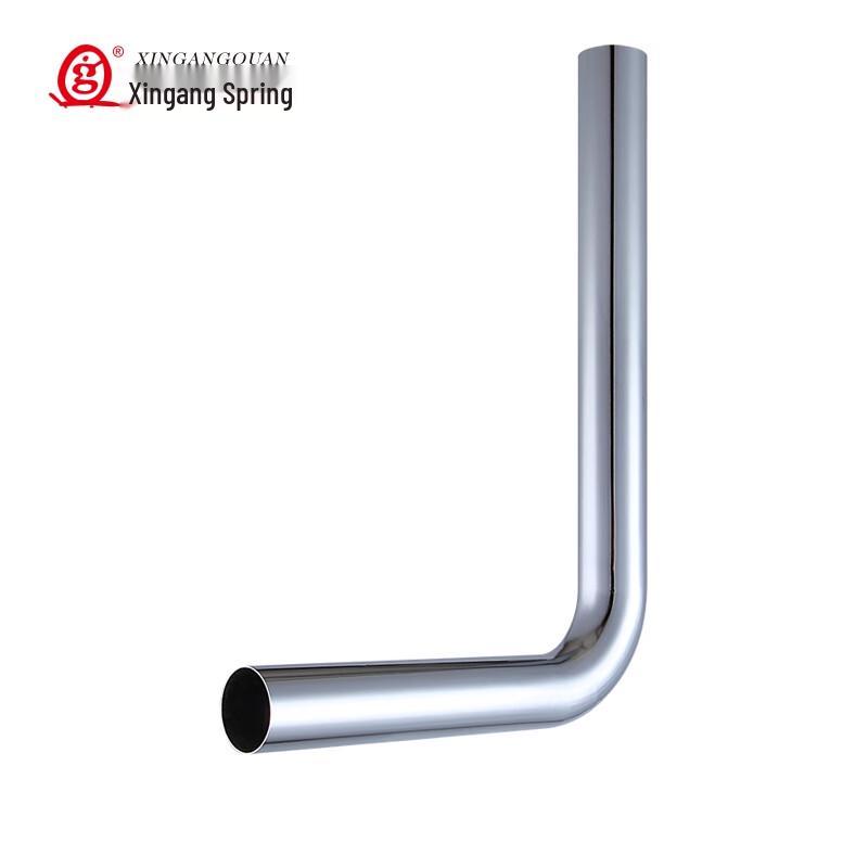 Xingangquan Stainless Steel Squat Toilet L-Pipe with Foot Pedal Flush Valve 20*30