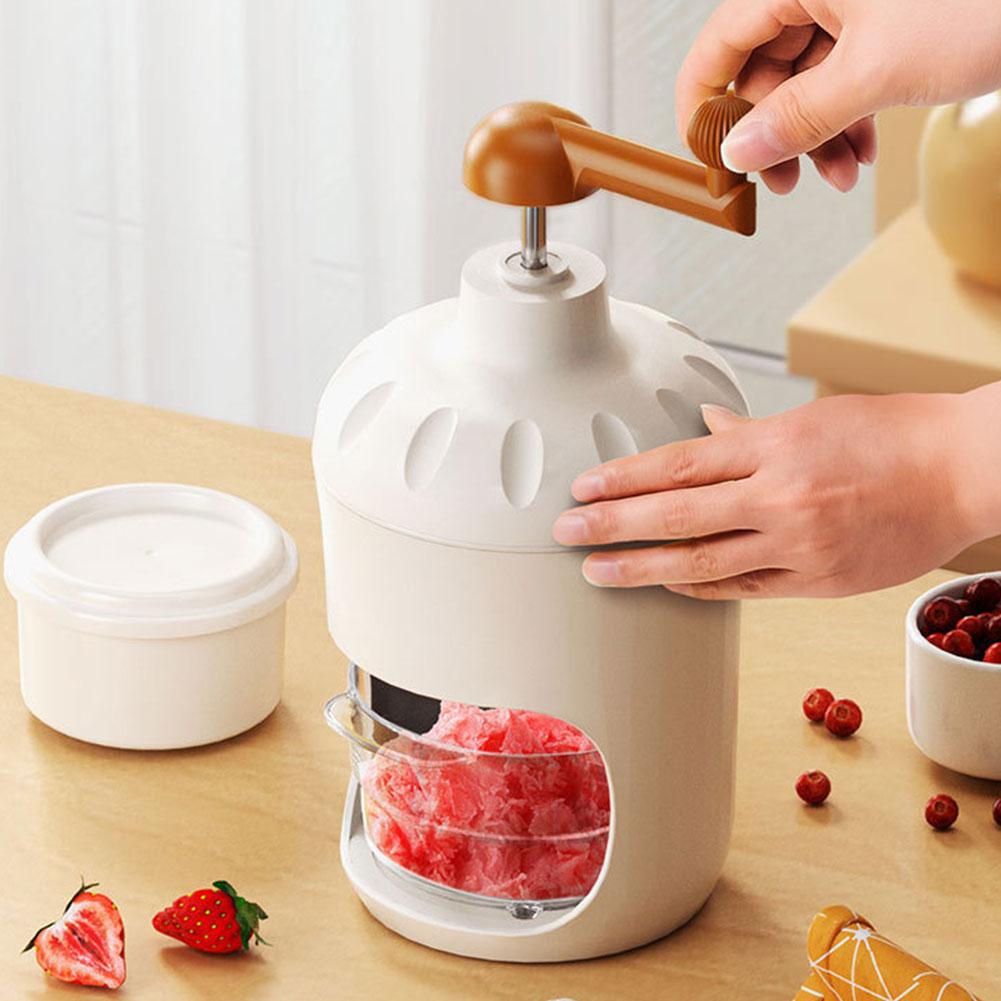 Handkurbel Eisraspler Manuelle Eismaschine Schneekegelmaschine Für Eiscreme Schneekegel Slushies