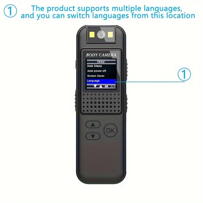 1pc Mini Pocket Camera, 1080p FHD Sports Action Camera, Portable Small Body Camera, Rotating Outdoor Bicycle Recorder Camcorder