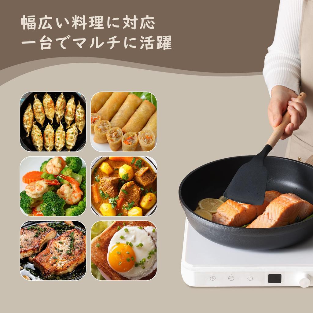 SENSARTE 26cm Non-Stick Frying Pan IH Gas Stove All Heat Sources Less Likely to Burn 5-Layer Swiss Coating PFOA Free Easy Clean High Heat Efficiency