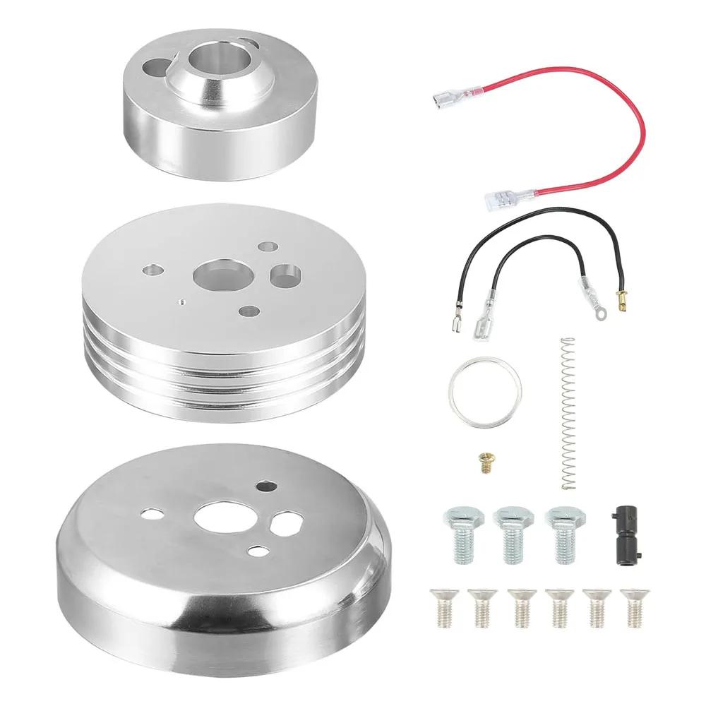 Car 5 & 6 Hole Billet Steering Wheel Hub Adapter For Chevrolet Car Steering Wheel Polished Hub Adapter Modification Accessories