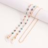 European and American Accessories Masks Hanging Chain Glasses Hanging Chain Metal Glasses Chain Devil's Eye Mask Chain Spot