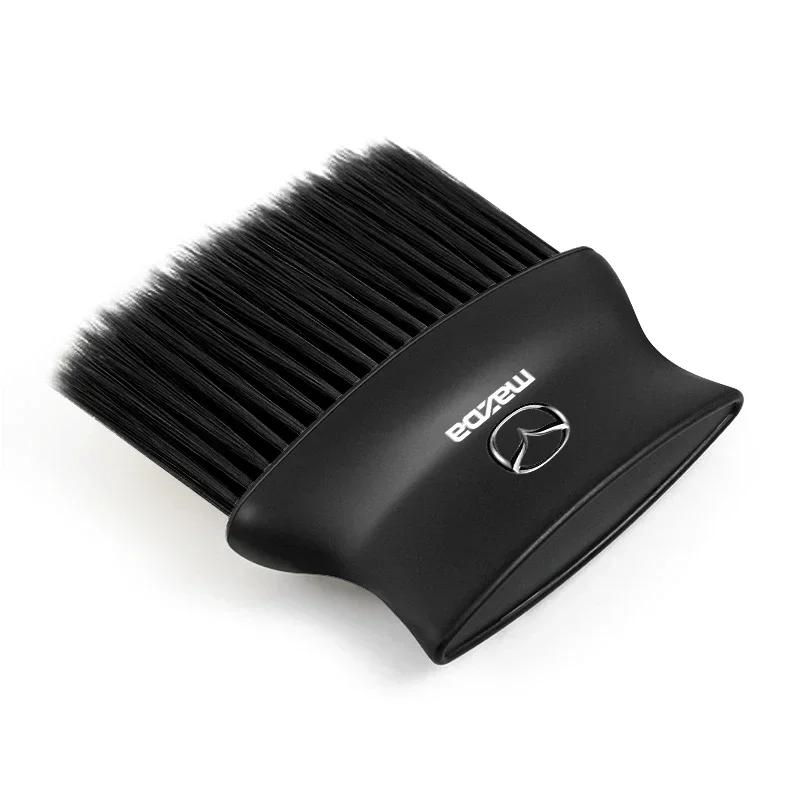 

2025 Горячая Мягкая Щетка для Сметания Пыли с Салона Автомобиля Инструмент для Мытья Автомобиля Артефакт Щетка для Пыли Щетка для Очистки Вентиляционных Отверстий для Mazda CX-5 CX-7 C чёрный