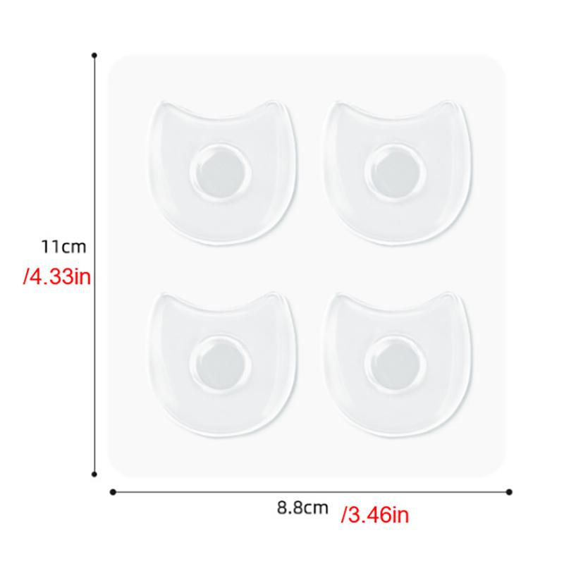 

4PCs Soft Silicone Corn and Callus Pads – Medical-Grade Protective Patches for Foot and Toe Pain Relief and Skin Care чистый