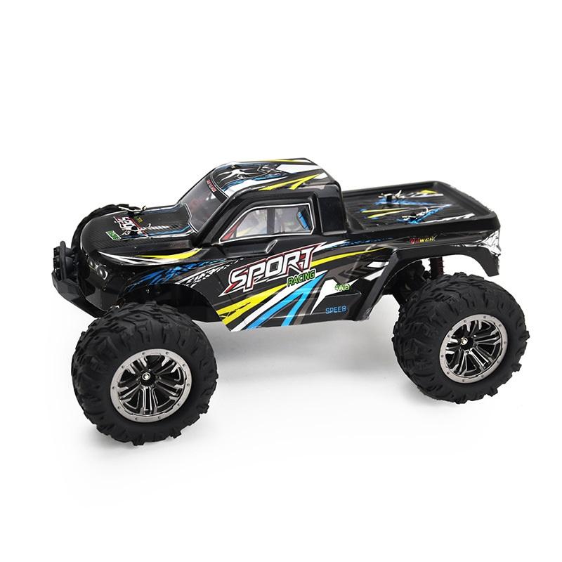 1:10 4WD Full Proportional RC Monster Truck, 45km/h High Speed 2.4G Off-Road Crawler with 7.4V Battery for Hobbyists