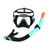 Silikon Anti-Beschlag Tauchmaske & Semi-Dry Schnorchel Set mit großem Rahmen für Männer & Frauen