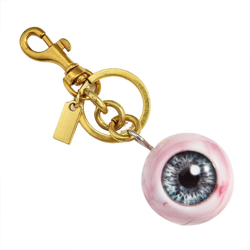 Goth Keychain Horror Eyeball Bag Charms Halloween Accessories Gothic Keychain Key Ring Funny Decor Cool Purse Charms For Men