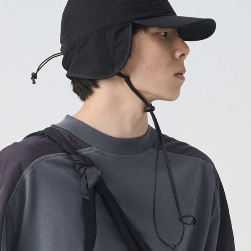 LOOKING4U The Cap Outdoor Waterproof Earmuff Cap Black