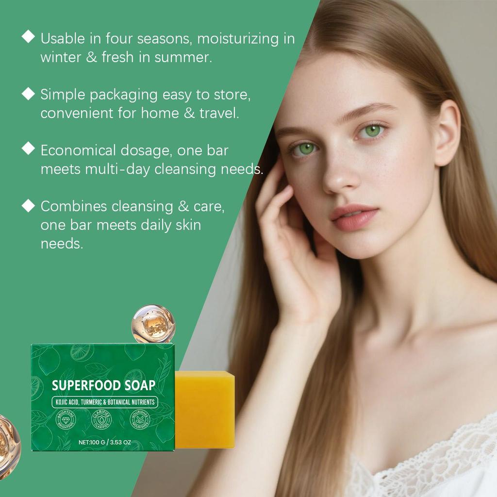 Plant Extract Soap, Gentle Cleansing Bar for Deep Pore Purifying, Oil Control & Hydrating, Refreshing Soft Smooth Skin