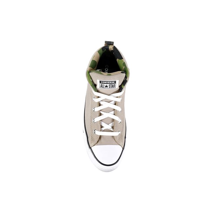 Converse Chuck Taylor All Star Comfortable Mid-Top Canvas Sneakers Unisex Sneakers Gray White 166976C