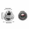8PCS Steel Bike Wheel Axle Nuts Bike Wheel Hub Nut  Bicycle Wheel Axle Repair and Replacement
