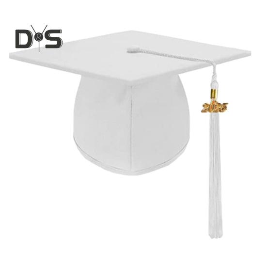 

Выпускной колпак с кисточкой, шляпа бакалавра, эластичное унисекс-выпускное платье, аксессуар, шляпа для церемонии вручения дипломов магистратуры