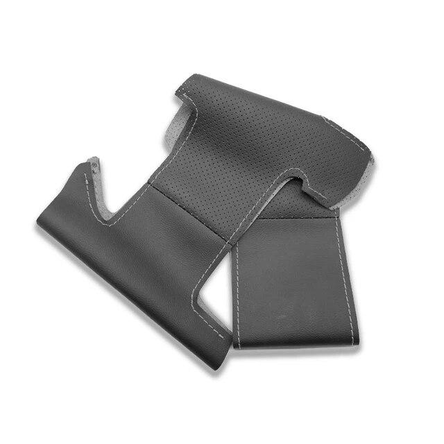 Perforated Microfiber Leather Steering Wheel Cover Trim For Peugeot 207 Expert Partner Citroen Berlingo Jumpy Toyota Proace
