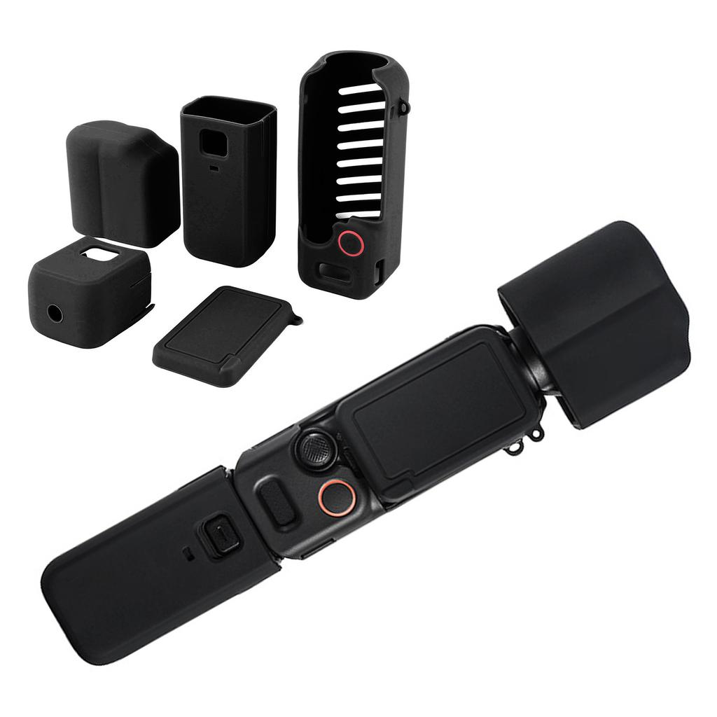 Camera Silicone Protective Cover Anti Slip Easy to Clean Scratch Resistant Protective Case Lens Protector for 3