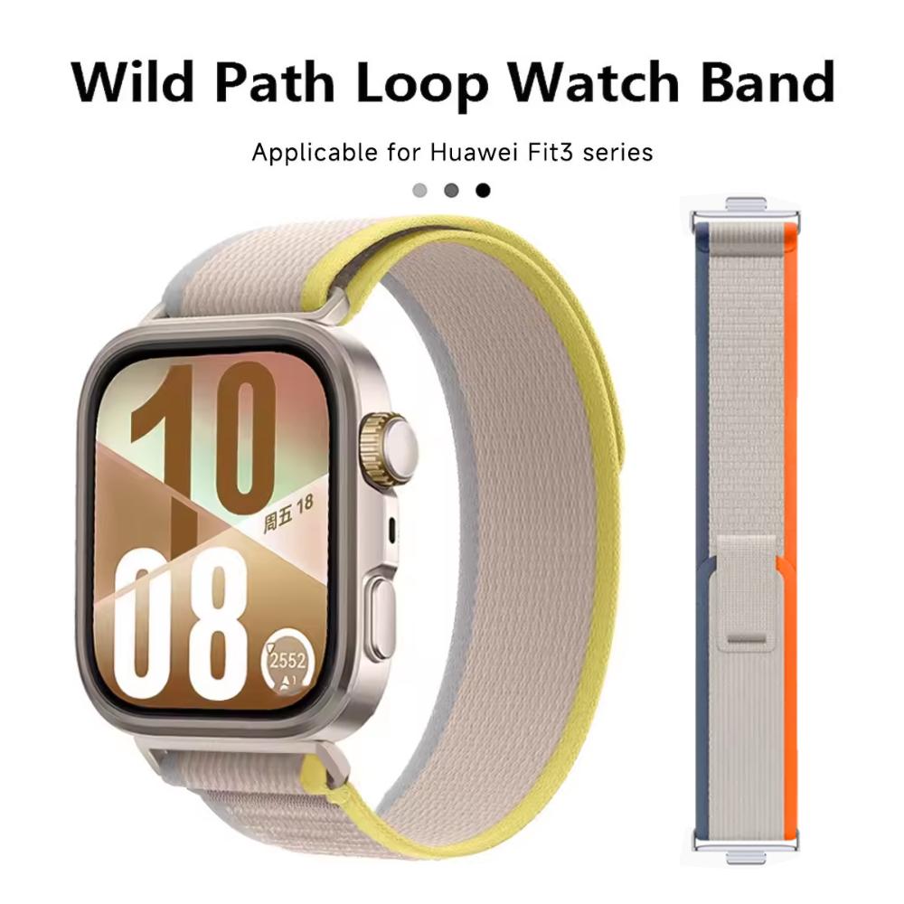 Alpine Loop Strap For Huawei Watch Fit 4 Pro Bracelet Nylon Elastic Watchband For Huawei Watch Fit3 Fit4 Trail Correa Band Accessories