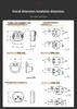 Integrated Stainless Steel Temperature Transmitter PT100, 4-20mA Sensor, Model SBWZ-2480/240.