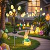 Solar Powered Decorations Outdoor Stake Lights Waterproof  Egg IP65 Lamp for Lawn Pathway Landscape Yard Patio Garden Decor