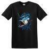 Fish Graphic T Shirt Cool Ocean Predator Tee Art Design Blue Water Background