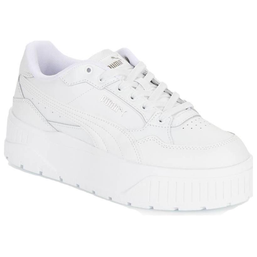 Puma Karmen II Abrasion Resistant Low Top Casual Shoes Women's White 397461-02