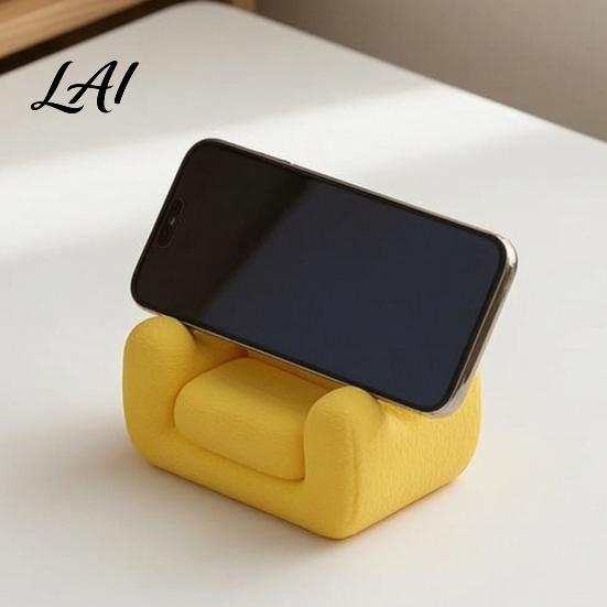Lightweight Phone Display Holder Mini Sofa Stand Cute Couch Shaped Holder Eco Friendly PLA Dock Decorative Desktop Smartphone Stand for Office Home