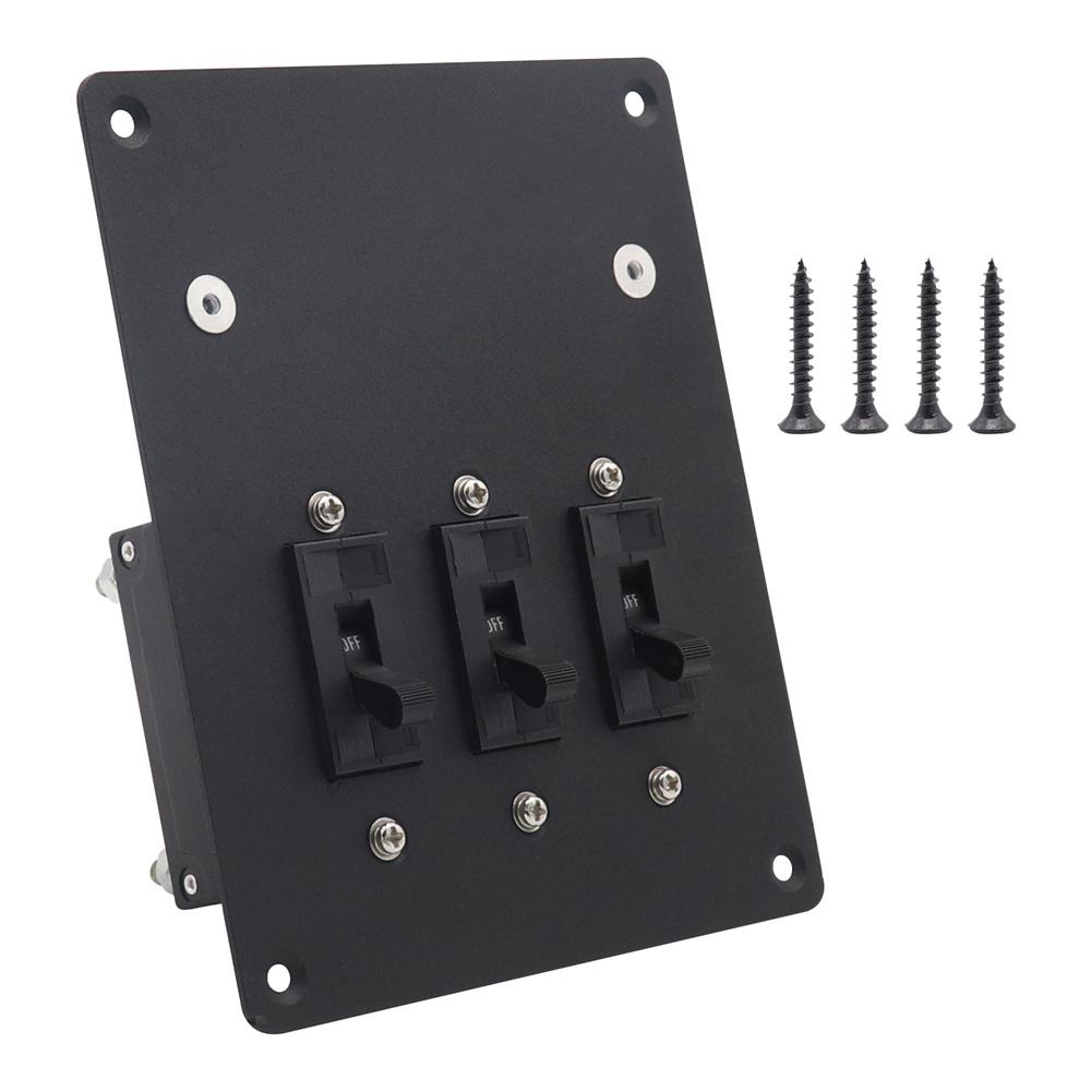 

Manual-Off Hydraulic Circuit Breaker with Integrated 5+2 Way 100A Busbar