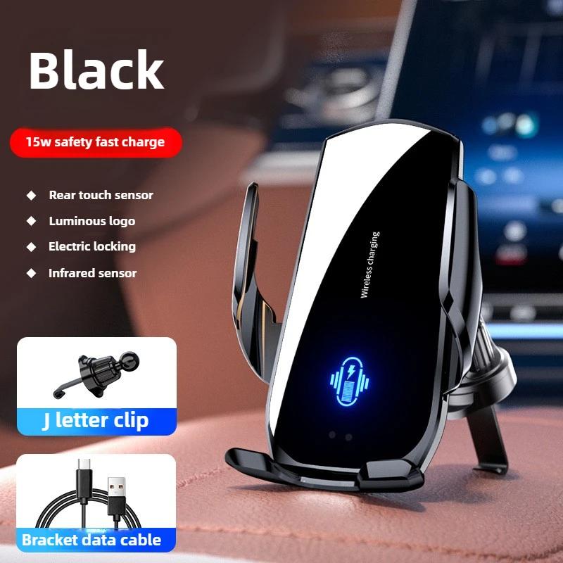 

Car Wireless Charger Magnetic Fast Charging Station Air Vent Touch Button Car Cell Phone Holder 360Rotation for Iphone 16 15 14 чорний