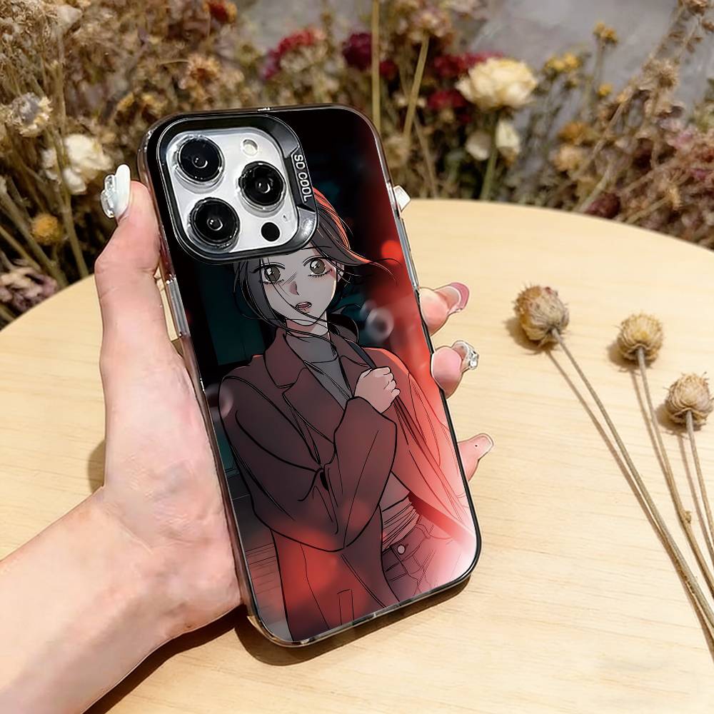 

T-Tears on a Withered Flower Phone Case For iPhone 17,16,15,14,13,12,11 Plus,Pro Max,XS,Colorful Silver Phone case Funda Cover iPhone14Pro