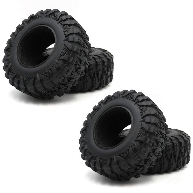 Rugged 2.2'' 120mm Dragon Claw Tires For 1/10 Axial Trx4 Rc Car With Foam Inserts