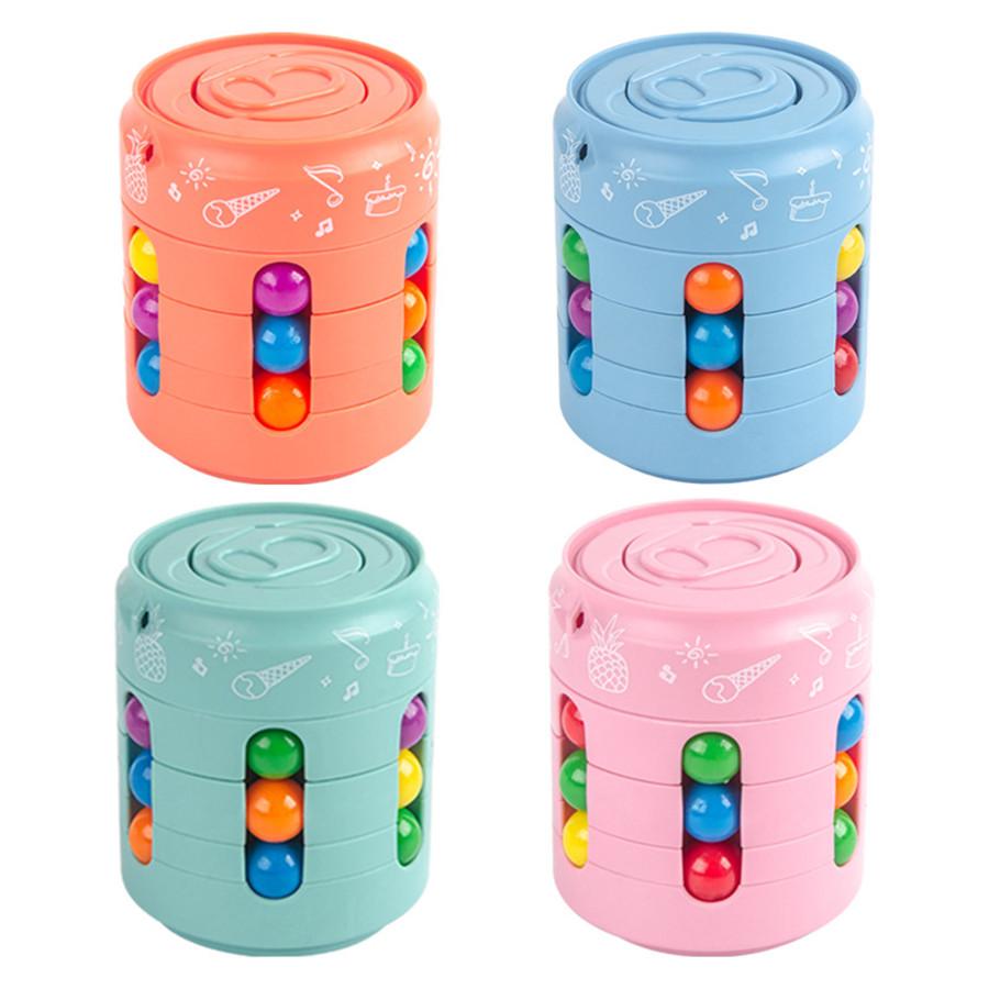 Magic Bean Cube Finger Gyro Rotating Antistress  Develop Intelligence Decompression Fidget Toy Adults Kids Gift