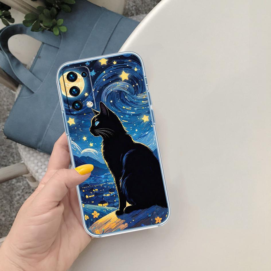 FM15 Cat Kitten Meow Soft Shell Transparent Phone Case for Samsung Galaxy A04 A04S A14 A23 A34 A54 M23 M33 M52 M53