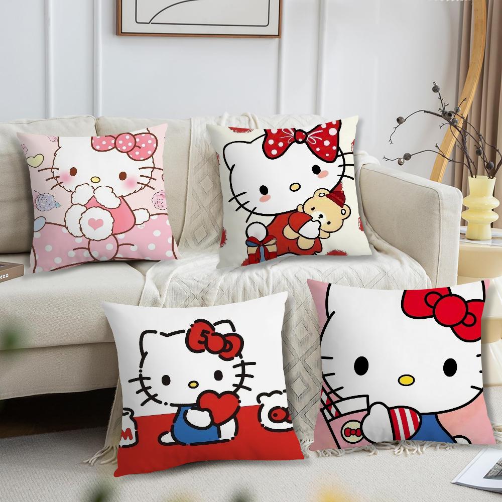 Lovely HHello Kitty cushion cover For Pillow Printing Sofa Decoration Home Car Room Coffee Shop Office Nordic Simplicity